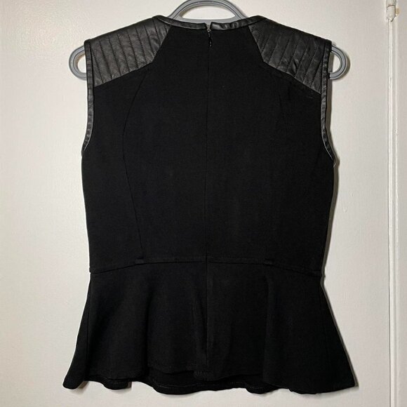 Cut25 by Yigal Azrouel Lambskin Sleeveless Top size 4 - Picture 3 of 5
